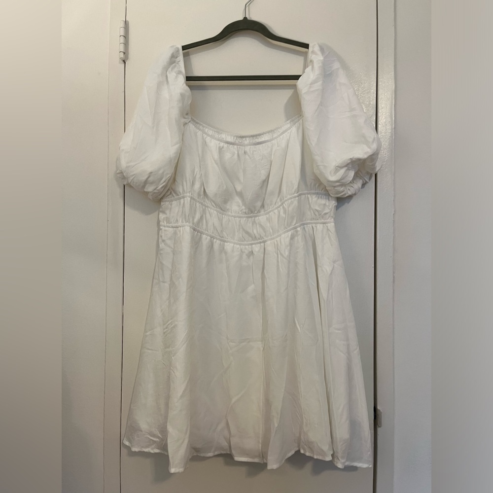NWT Showpo. White Mini Day Dress